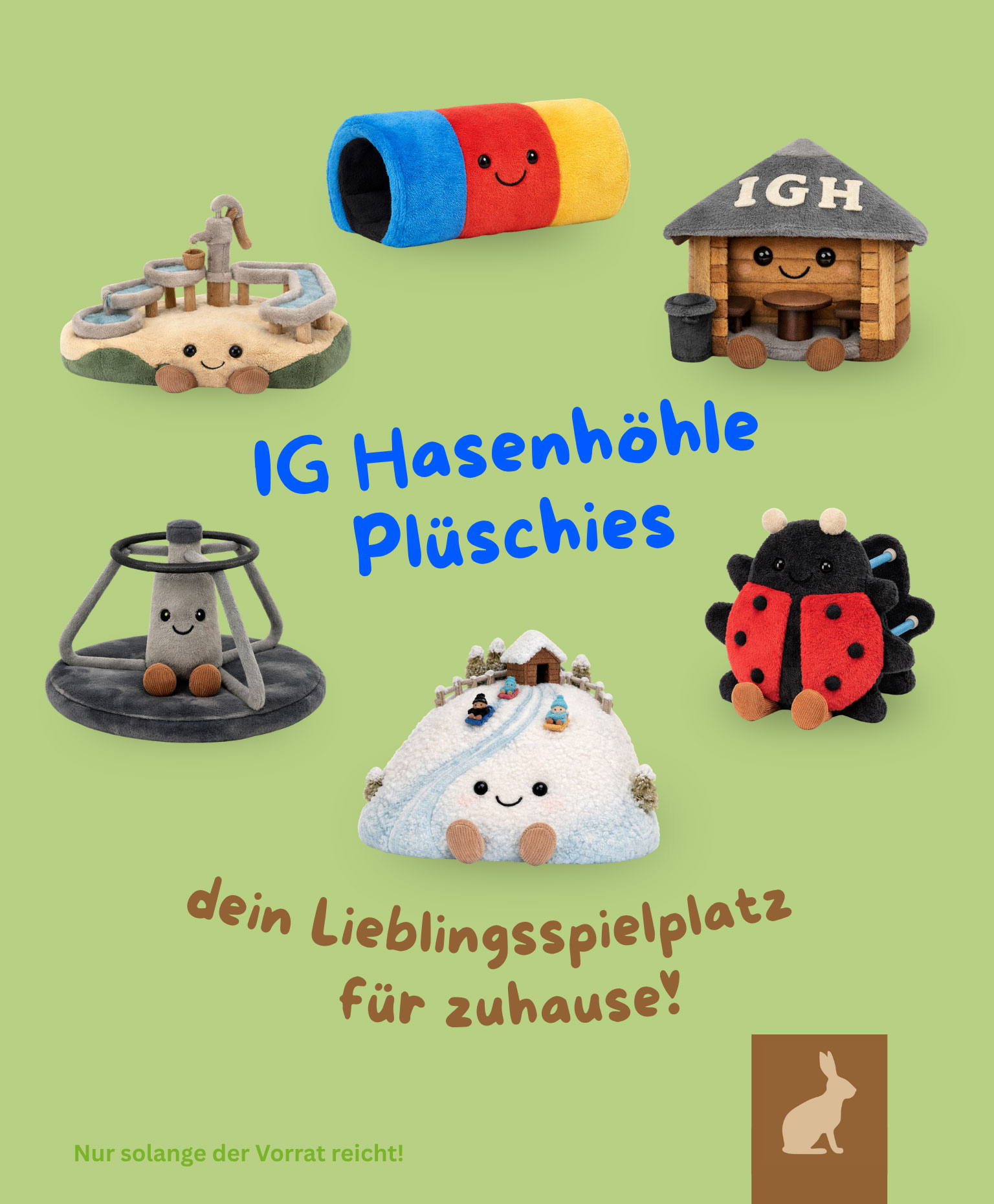 Hasenhöhle Plüschies Kuscheltiere